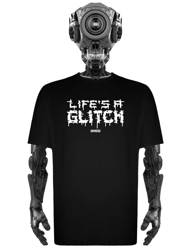 Life's A Glitch Unisex T-Shirt - JPEG Cyber Store Goth Geek Alternative Clothing