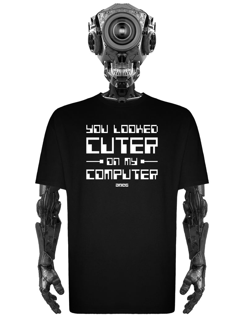 On My Computer Unisex T-Shirt - JPEG Cyber Store Goth Geek Alternative Clothing