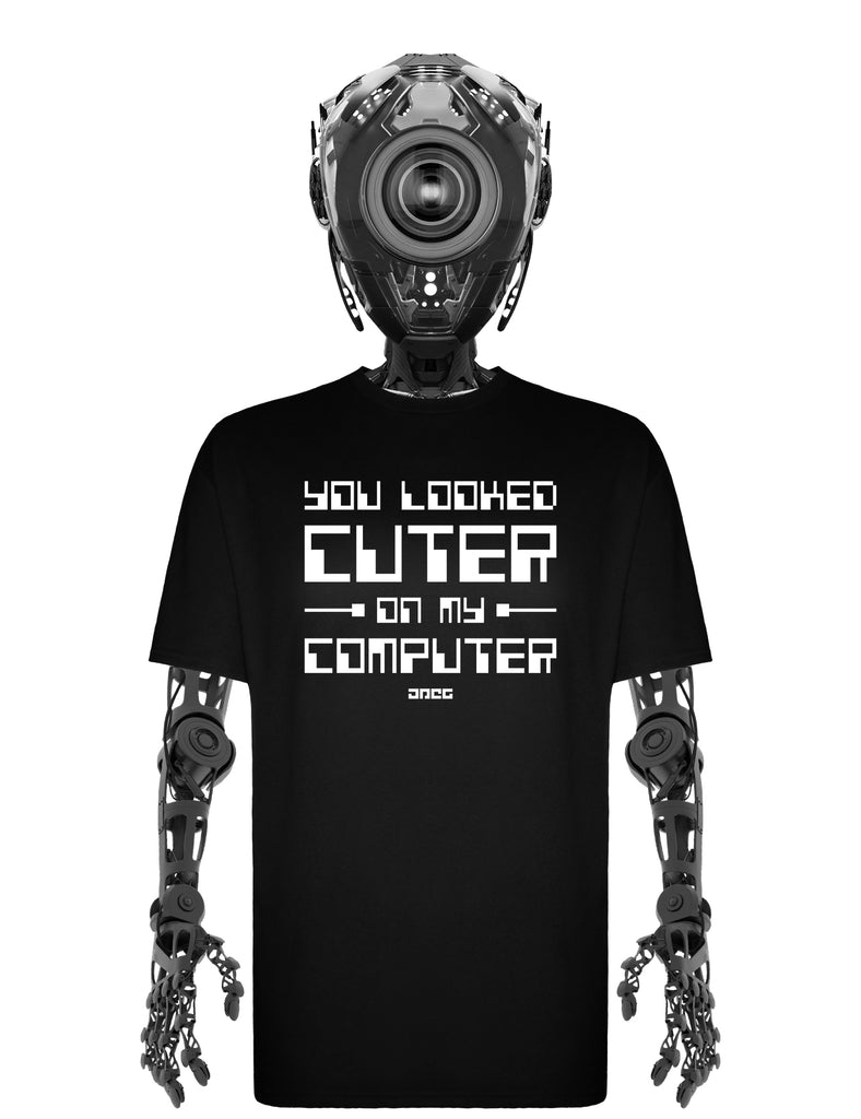 On My Computer Unisex T-Shirt - JPEG Cyber Store Goth Geek Alternative Clothing