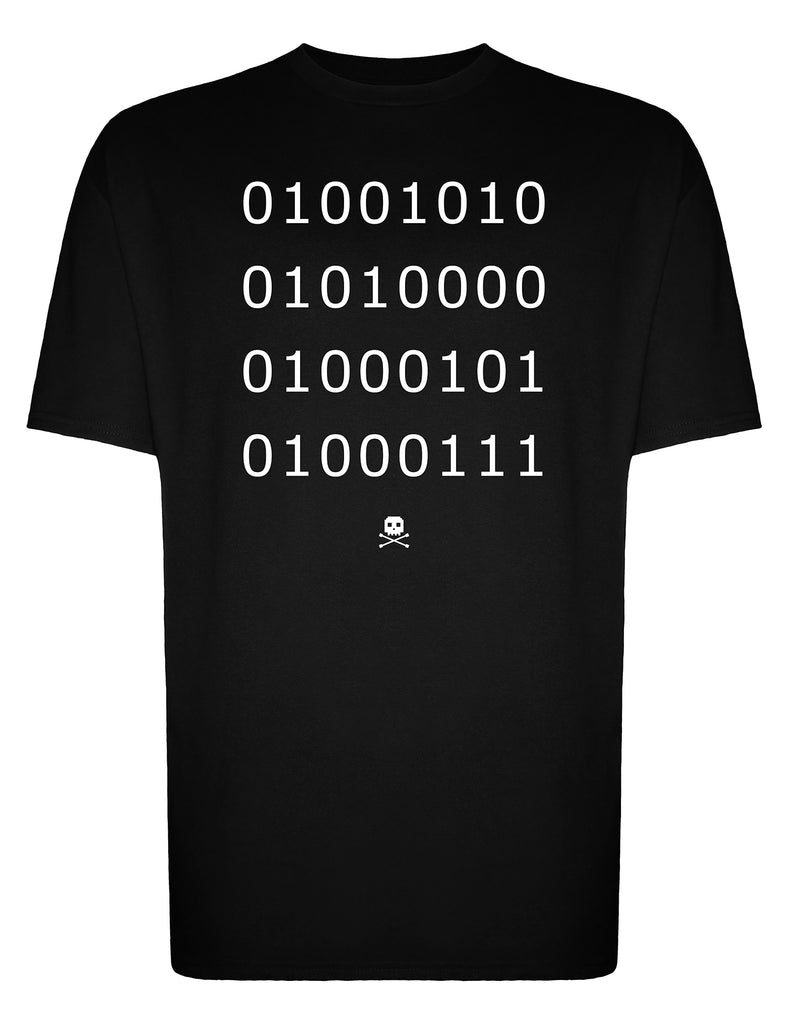Binary Code Unisex T-Shirt - JPEG Cyber Store Goth Geek Alternative Clothing