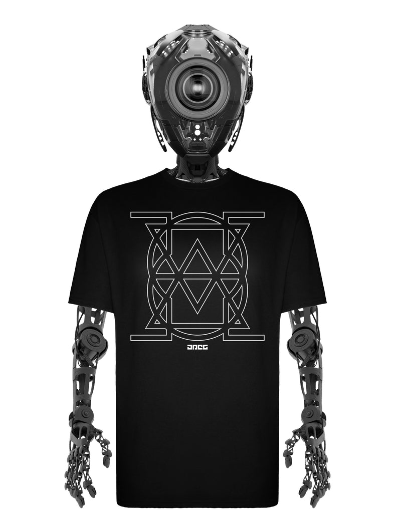 Cyber Sigil (Empty) Unisex T-Shirt - JPEG Cyber Store Goth Geek Alternative Clothing